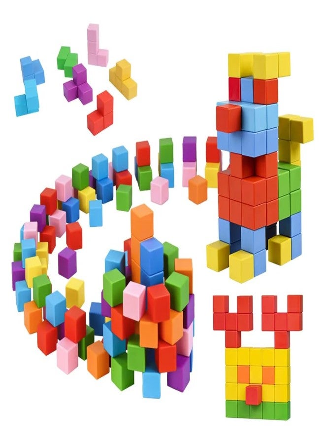 TechMax Solution Magnetic Blocks - Build Magnet World Magic Portal Set, Magnetic Tiles Building Blocks Toddler Toys STEM Sensory Outdoor Toys (Color Theme, 126, Piece) - Image 1